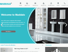 Tablet Screenshot of maddalogroup.com